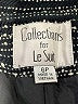 Collections for Le Suit 100% Acrylic Tweed Black Blazer Size 6 (petite) - photo 6
