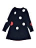 Jacadi 100% Cotton Polka Dots Blue Dress Size 8 - photo 2