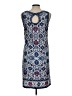 Max Studio Paisley Blue Casual Dress Size L - photo 2