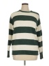 Brandy Melville 100% Polyester Stripes Green Pullover Sweater Size XL - photo 1
