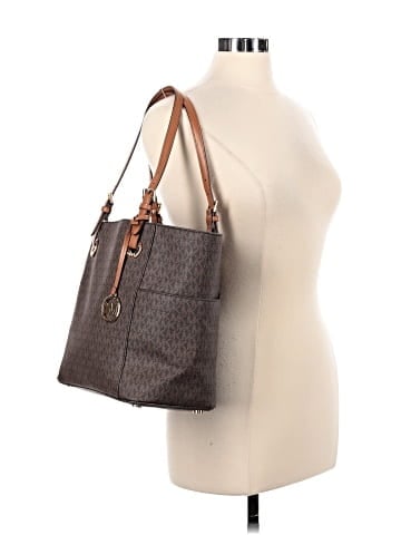 Michael Kors Leather Tote (view 2)