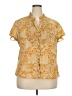 Cato Yellow Short Sleeve Blouse Size 18 - 20 - photo 1