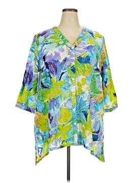 Ulla Popken 3/4 Sleeve Blouse