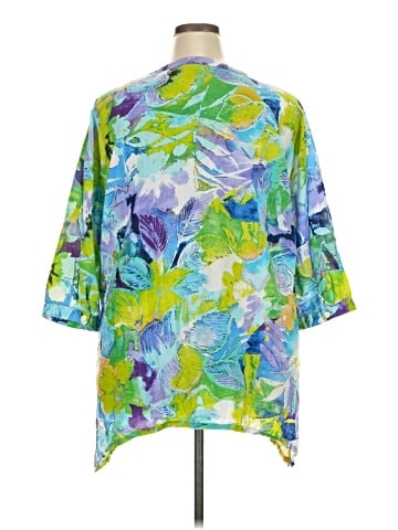 Ulla Popken 3/4 Sleeve Blouse (view 2)