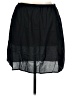 Unbranded 100% Cotton Solid Black Casual Skirt Size XL - photo 1