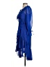 Anthropologie 100% Polyester Blue Cocktail Dress Size XXS (petite) - photo 5