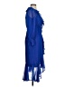 Anthropologie 100% Polyester Blue Cocktail Dress Size XXS (petite) - photo 4