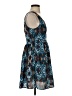Xhilaration 100% Polyester Print Blue Casual Dress Size S - photo 4