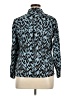Kim Rogers 100% Polyester Chevron-herringbone Teal 3/4 Sleeve Blouse Size XL Petite - photo 2