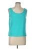 St. John Teal Sleeveless Top Size L - photo 1