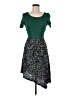 Sandro 100% Viscose Green Cocktail Dress Size M (estimated) - photo 1