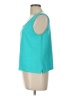 St. John Teal Sleeveless Top Size L - photo 5