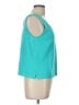 St. John Teal Sleeveless Top Size L - photo 4