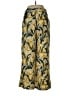 Very J 100% Polyester Print Yellow Casual Pants Size M - photo 2