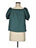 J.Crew 100% Cotton Teal 3/4 Sleeve Blouse Size M - photo 1