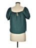 J.Crew 100% Cotton Teal 3/4 Sleeve Blouse Size M - photo 2