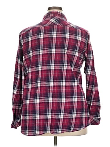 Natural Reflections Long Sleeve Button-Down Shirt (view 2)
