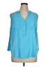 Torrid Solid Blue Sleeveless Blouse Size 1X Plus (1) - photo 1