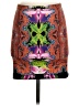 Clover Canyon Paisley Orange Casual Skirt Size S - photo 1