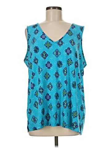 Belle By Kim Gravel Sleeveless Blouse (view 1)
