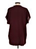 Jodifl 100% Polyester Burgundy Short Sleeve Top Size S - photo 2