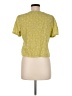 Assorted Brands 100% Rayon Yellow Short Sleeve Blouse Size M - photo 2