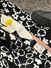 Boden Checkered-gingham Color Block Damask Graphic Houndstooth Marled Leopard Print Black Casual Dress Size 8L - photo 7