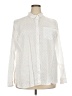 Old Navy 100% Cotton Polka Dots Ivory Long Sleeve Button-Down Shirt Size XXL - photo 1