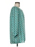 Banana Republic 100% Polyester Teal 3/4 Sleeve Blouse Size M - photo 4