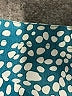 Unbranded 100% Polyester Print Teal Casual Dress Size L - photo 7
