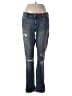 Zara Basic Hearts Blue Jeans Size 2 - photo 1