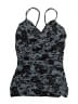Lands' End Camo Gray Blue Swimsuit Top Size 12 - photo 1