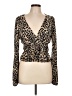 Zara Brown Long Sleeve Top Size L - photo 1