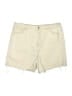 Denim Co Yellow Denim Shorts Size 16 - photo 1