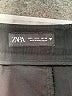 Zara Solid Black Dress Pants Size L - photo 7