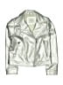 Primark 100% Polyester Metallic Silver Jacket Size 8 - 9 - photo 1