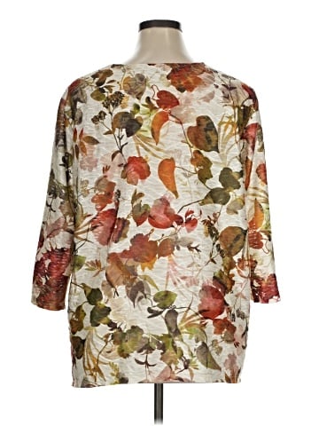 Alfred Dunner 3/4 Sleeve Blouse (view 2)