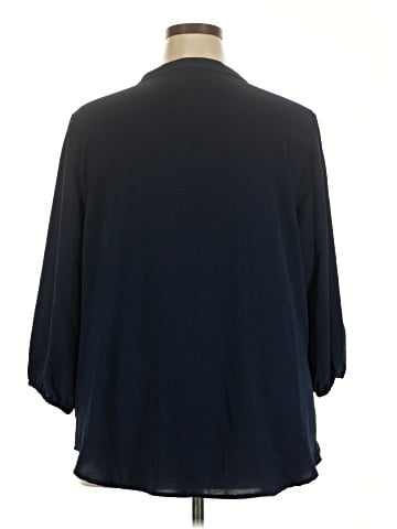 Croft & Barrow 3/4 Sleeve Blouse (view 2)
