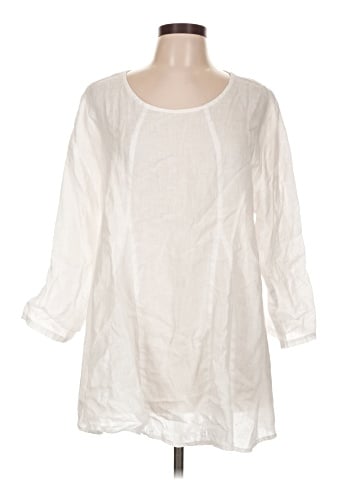 Match Point U.S.A. 3/4 Sleeve Blouse (view 1)