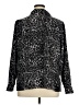 Susan Graver 100% Polyester Animal Print Silver Long Sleeve Blouse Size 1X - photo 2