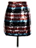 Lovers + Friends 100% Polyester Metallic Silver Formal Skirt Size XS - photo 2