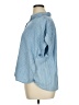 Faherty Stripes Blue Short Sleeve Blouse Size XL - photo 5
