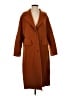 Proenza Schouler White Label Brown Wool Coat Size XS - photo 1