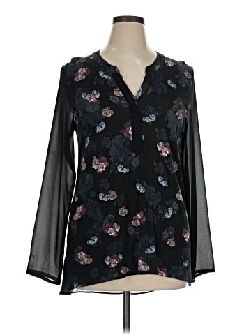 Simply Vera Vera Wang 3/4 Sleeve Blouse (view 1)