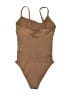 OQQ Tan Bodysuit Size S - photo 2