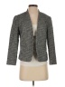 Ann Taylor LOFT Checkered-gingham Houndstooth Gray Blazer Size 4 - photo 1