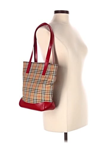 Burberry Vintage Haymarket Check Tote (view 2)