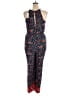 SO 100% Rayon Paisley Blue Jumpsuit Size XXL - photo 2