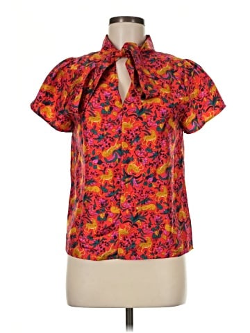 Unbranded Short Sleeve Silk Top (view 1)