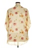 Polly & Esther Floral Ivory Kimono Size 0X (estimated) - photo 2